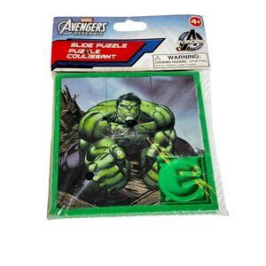 Marvel Avengers Hulk Slide Puzzle Toy For Kids Ages 4+